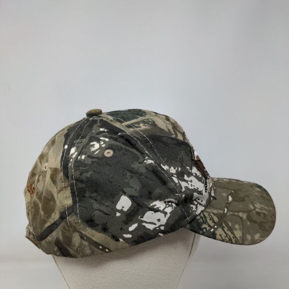 Texas Strapback Hat Camouflage One Size Adjustable Embroidered 6 Panel Joy Cap - Picture 4 of 8